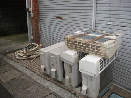 取外し済みエアコン